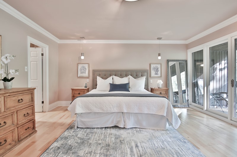 Model home interior prepared for showing