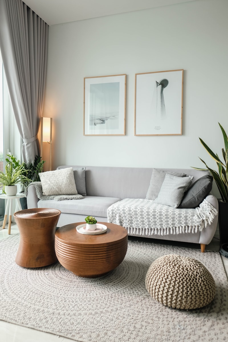 Clean, tidy family living space